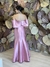 Vestido Longo em Zibeline Rose Paloma - Emporium Carolina