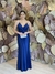 Vestido Longo Azul Royal Marcela - comprar online