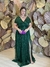 Vestido Longo Plus Size em Lurex Maressa Verde Esmeralda na internet