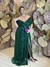 Vestido Longo Plus Size em Lurex Maressa Verde Esmeralda - comprar online