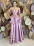 Vestido Longo em Zibeline Rose Romana - comprar online