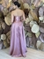 Vestido Longo em Zibeline Rose Romana - loja online