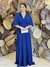 Vestido Longo Plissado Adriana Azul Royal/AzulBic - comprar online