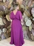 Vestido Longo Plus Size Amarilis Fúcsia - loja online