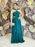 Vestido Longo Verde Esmeralda Poliana - comprar online