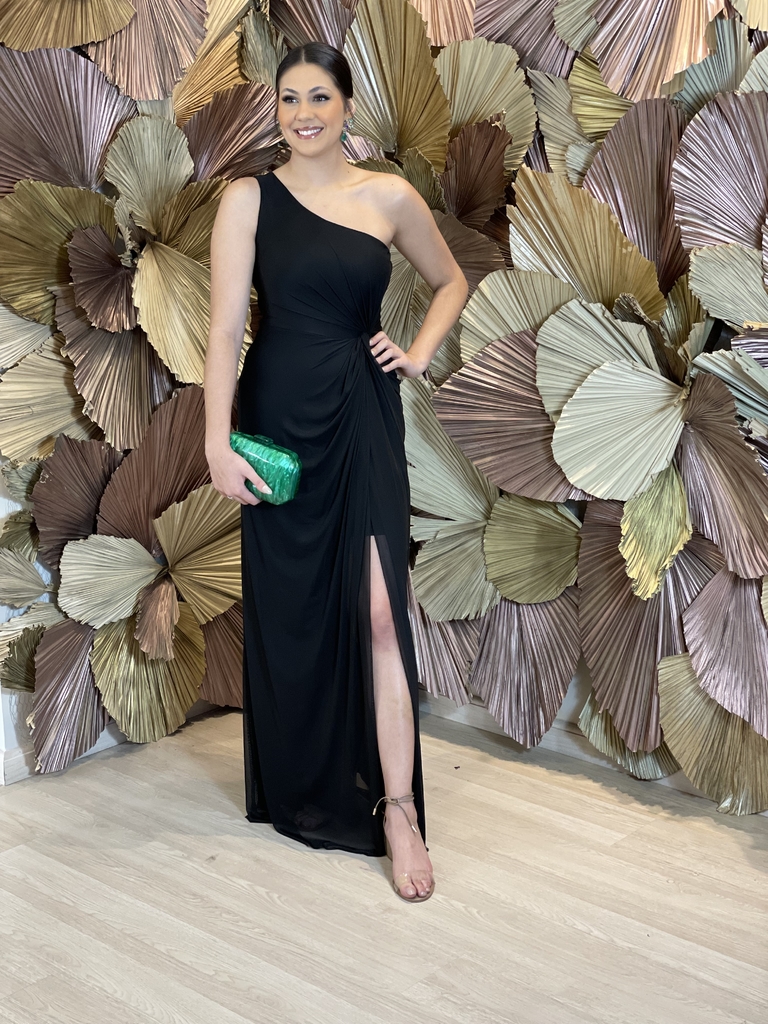 Vestido Longo Preto Juliana Emporium Carolina