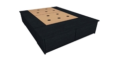 COMBO BOX CAMA 140X190 + RESPALDO 140 - comprar online