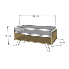 MESA RATONA NORDICA SIMPLE - tienda online