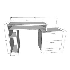 ESCRITORIO CAJONERA - Señores Muebles