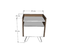 Imagen de JUEGO DORMITORIO NORDICO 2X2