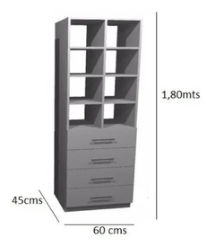 Torre 8 Divisiones y 4 Cajones