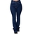 Calça Feminina Tex Team Cavalinho Azul Costura Branca - comprar online