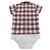 BODY CAMISA BABY KENTTANA MENINA - XADREZ ROSA - comprar online