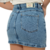 Mini Saia Jeans Fem Consciência Bordada Clara - comprar online