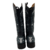 Bota Texana Feminina Goyazes Mustang Preto 243205-CK - loja online