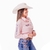 CAMISA FEMININA MANGA LONGA BORDADA TEXAS FARM CAP007 ROSA BB - comprar online