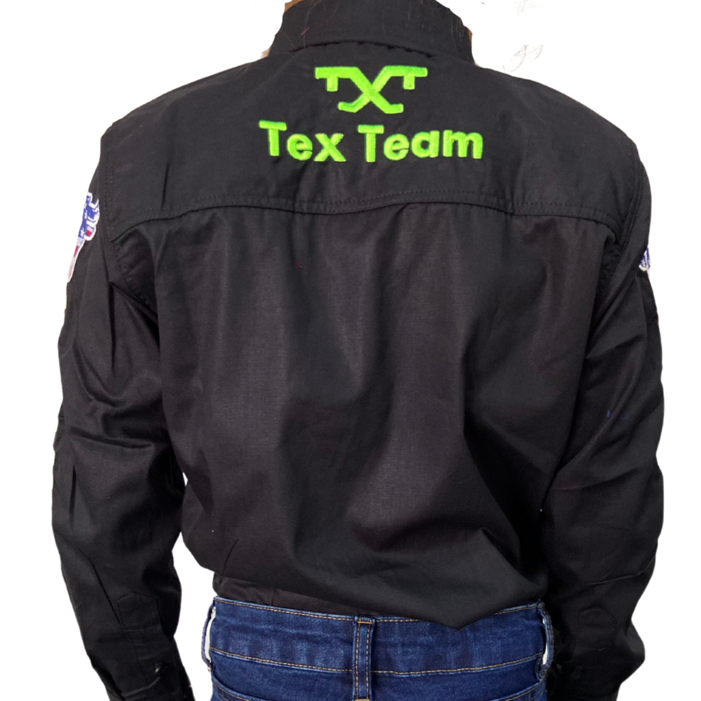 Camisa Infantil Tex Team Preto/Verde
