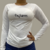 Camiseta UV50+ Térmica Feminina Texas Farm branco na internet