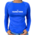 Camiseta UV50+ Térmica Feminina Texas Farm Azul Royal