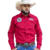 Camisa Country Masculina Cowboy 120X Vermelha