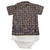 BODY CAMISA BABY KENTTANA MENINO - XADREZ MARROM - comprar online