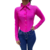 BODY MANGA LONGA BRILHO LUXO TOP COUNTRY - ROSA PINK