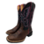 BOTA FEMININA TEXANA MR. WEST - BORDADO PINK na internet