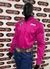 Camisa Country Masculina Cowboy 120x Pink