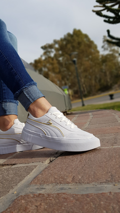 Zapatillas PUMA GOLD blanco - Xiomara Calzados