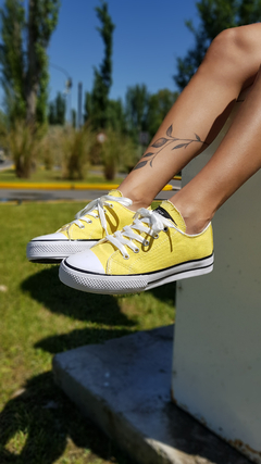 Zapatillas LONA amarillo