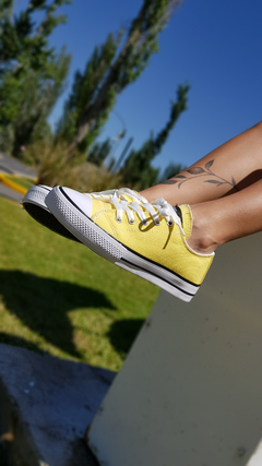 Zapatillas LONA amarillo - tienda online