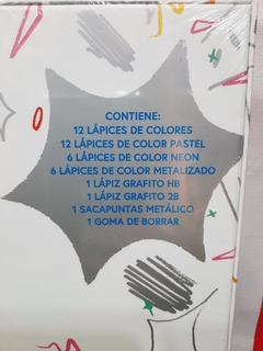 Lapices de Colores INSPIRARTE x 40 piezas de Mooving - Libreria Pincelada