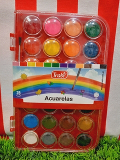 Acuarelas x 28 colores de TRABI (021014)