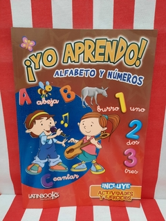 Libro ¡Yo aprendo!: Alfabeto y Numeros de Latinbooks (2369) - comprar online