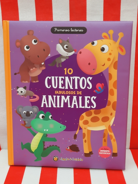 Libro 10 Cuentos Fabulosos de Animales, Coleccion Primeros Lectores de Guadal