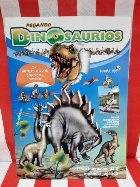 Libro Pegando Dinosaurios de Betina Editorial
