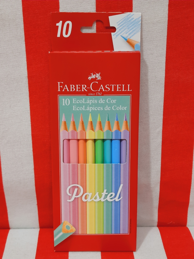 Lapices de Colores Pastel x 10 Faber Castell