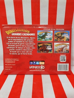 Libro Dinosaurios, grandes cazadores - Colección POP UP 3D de Latinbooks - Libreria Pincelada