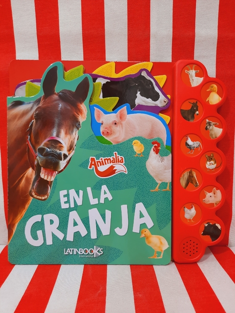 Libro En La Granja, Colección Animalia - Paleta de Sonidos de Latinbooks