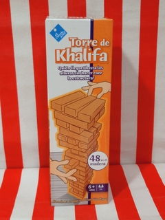 Juego Jenga Torre de Khalifa de El Duende Azul