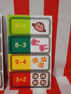 Imagen de Juego Domino Matemático Animales de Uniesco (025027)