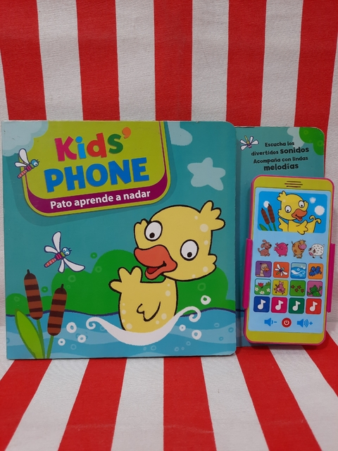 Libro Pato aprende a nadar, Colección Kids Phone de Lexus
