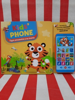 Libro Tigre encuentra a su mama, Colección Kids Phone de Lexus
