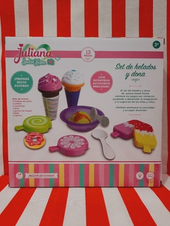 Set de Helados y Dona x 13 piezas de Juliana (025157) - tienda online