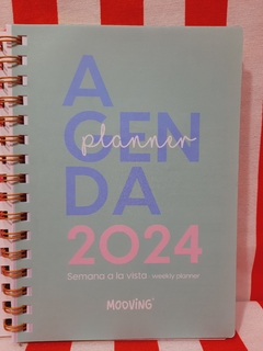 Agenda Magic 2024 - SEMANA A LA VISTA - 15 x 21 - Mooving - Libreria Pincelada