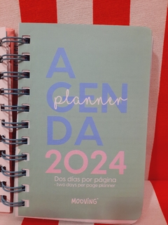 Agenda Modern Soft 2024 - 2º DIAS x HOJA - 10 x 15 - Rosa Mooving en internet