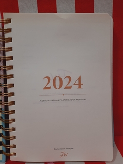 Agenda Travel 2024 - DIA x HOJA - 16 x 22 - Mapa de FW - comprar online