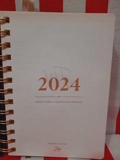 Agenda Cute 2024 - DIA x HOJA - 12 x 17 - Botánico de FW - comprar online