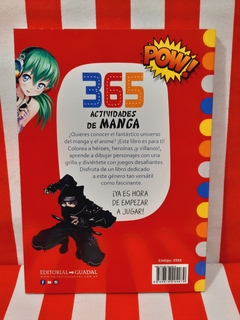 Libro 365 Actividades de Manga de Guadal (3553)