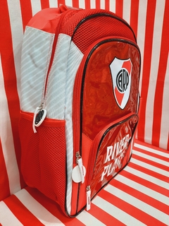 Mochila Espalda 18" River Plate de Cresko (025436) - Libreria Pincelada